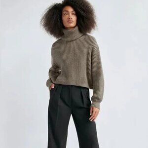 Babaton Guell Merino Wool Turtleneck Sweater